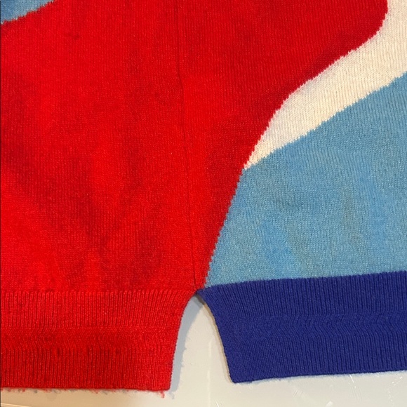 Mod graphic Pink Purple colors pop cashmere Sweater Boden - Picture 9 of 9